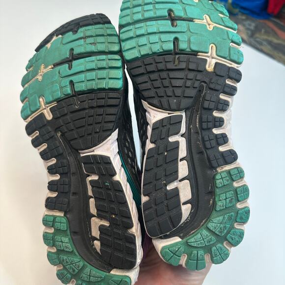 Brooks Ghost 8 Black Sparkling Grape Sneaker - Picture 6 of 7